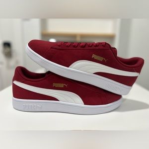 New Puma Smash V2 Color Red/White Style Code 364989-29